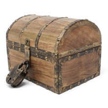 Antiqued Riveted Treasure Chest