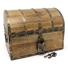 Antiqued Riveted Treasure Chest