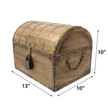 Antiqued Riveted Treasure Chest