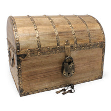 Antiqued Riveted Treasure Chest