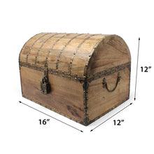 Antiqued Riveted Treasure Chest