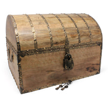 Antiqued Riveted Treasure Chest