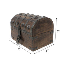 Keepsake Treasure Chest with Mini Jewelry Lock and Key