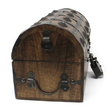 Pirate Treasure Chest with Lock and Skeleton Key - Medium